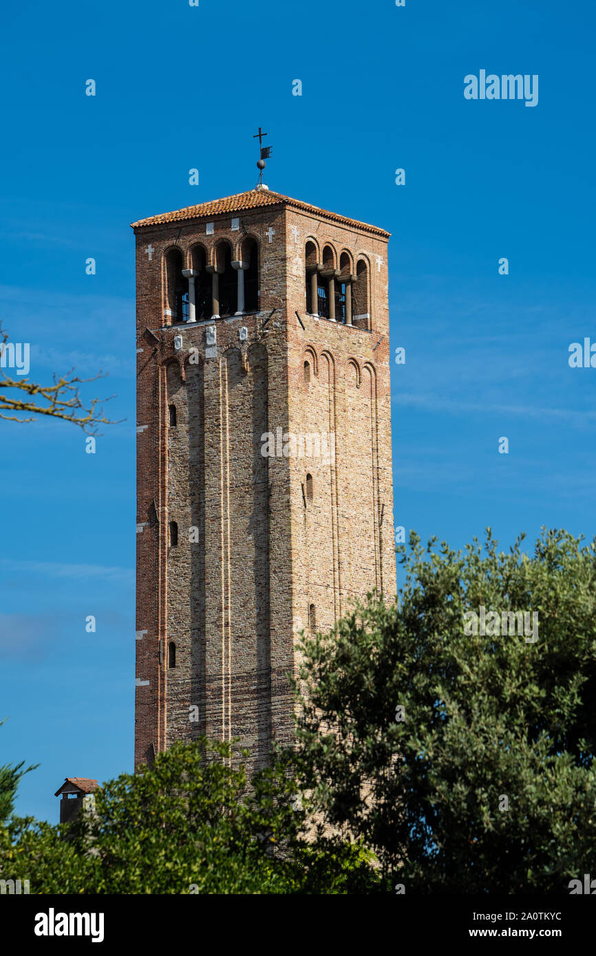 La cathédrale de Torcello - Église de Santa Maria Assunta (Basilica di Santa Maria Assunta), Torcello, Italie Banque D'Images