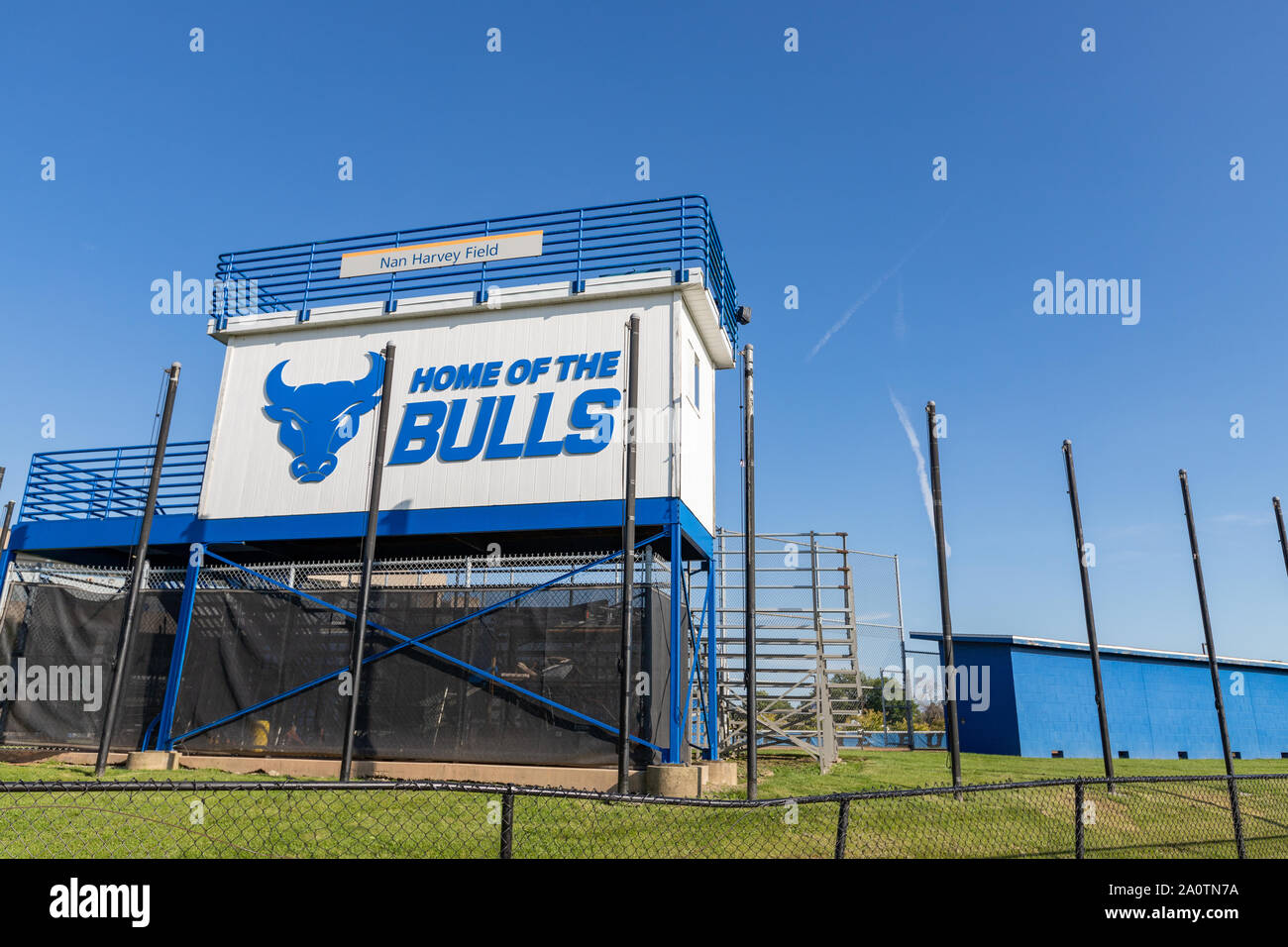 Buffalo, NY - USA / 20 septembre 2019 : Université de Buffalo Nan Harvey Field, stade de softball Banque D'Images