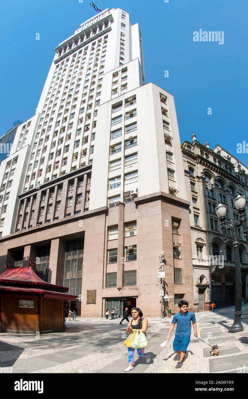 L'Altino Arantes building à São Paulo, Brésil. Banque D'Images