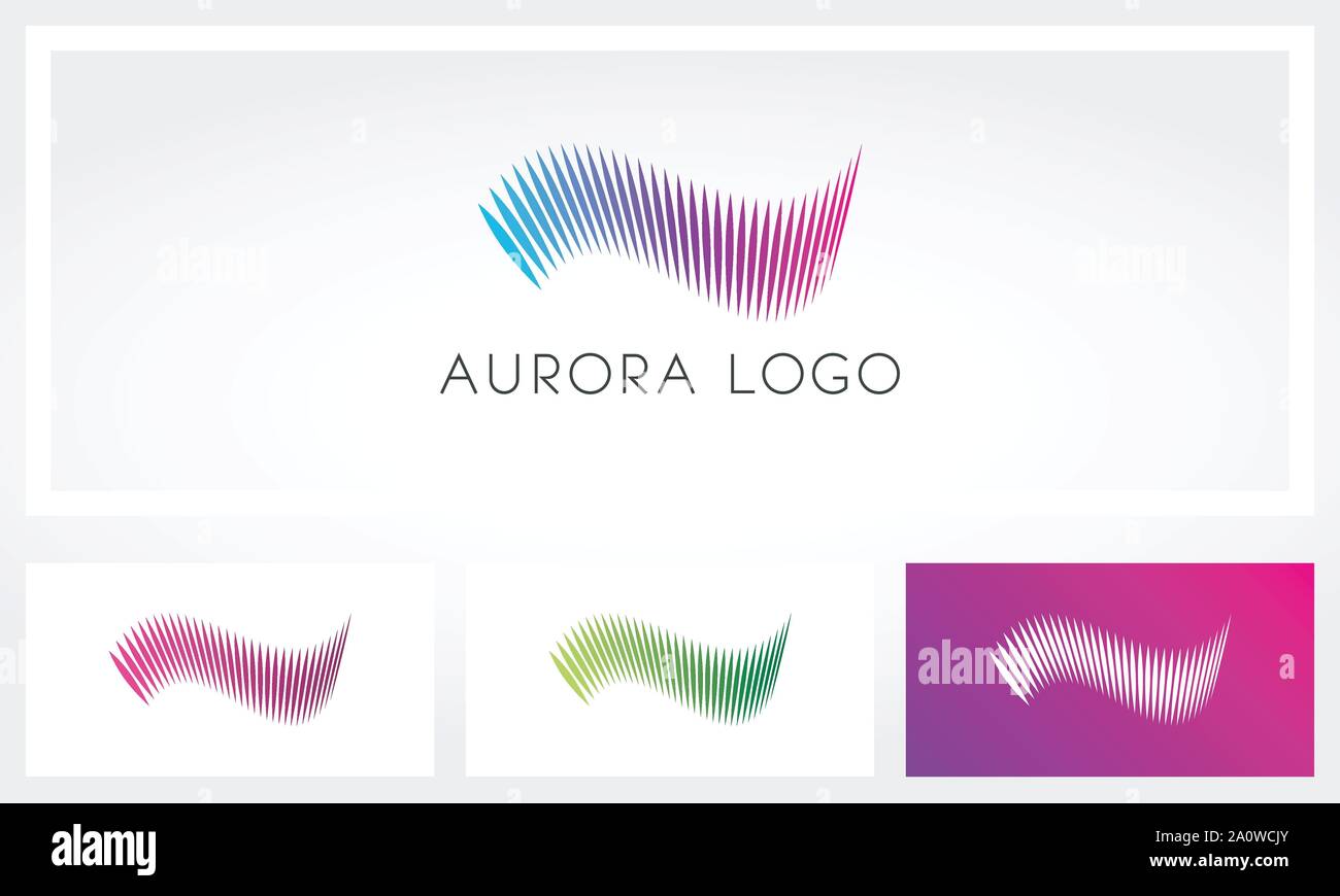 Logo Aurora Illustration de Vecteur