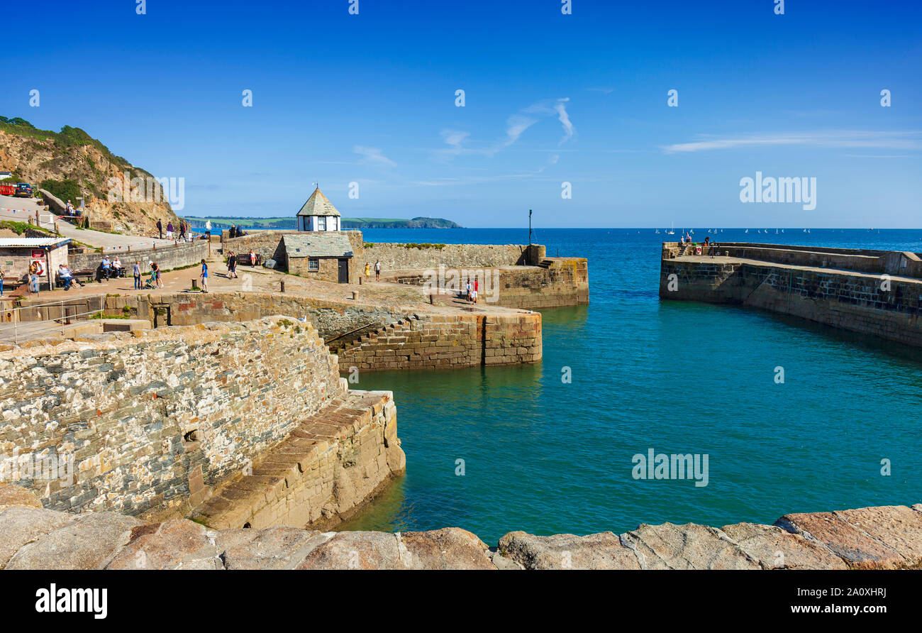 Port de Charlestown, St Austell, Cornwall, UK. Banque D'Images