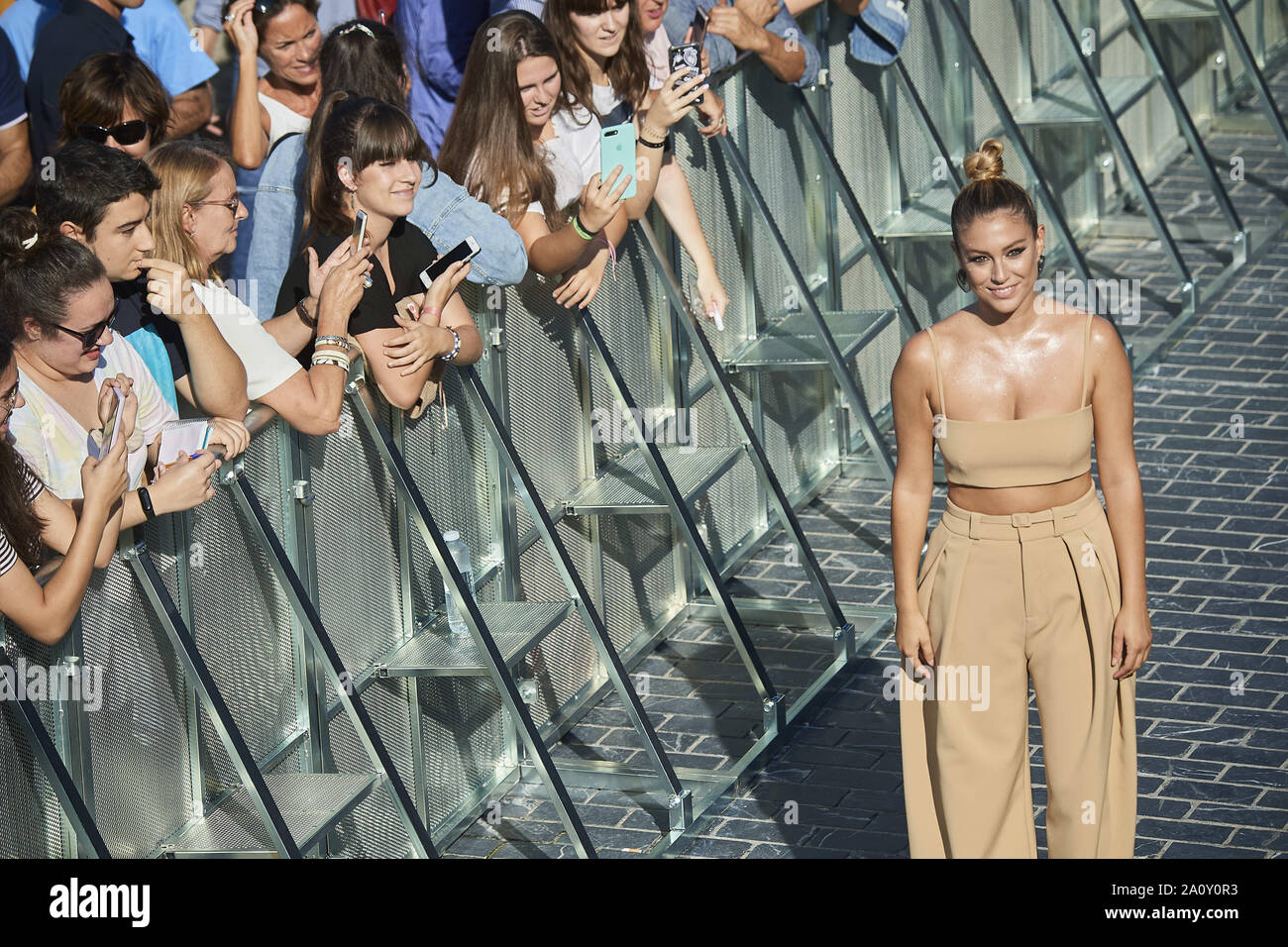 22 septembre 2019, Madrid, Madrid, Espagne : Blanca Suarez est allé(e) à 'El verano que vivimos' Photocall au cours de 67ème Festival du Film de San Sebastian au Palais Kursaal le 22 septembre 2019 à San Sebastian, Espagne (Image Crédit : © Jack Abuin/Zuma sur le fil) Banque D'Images