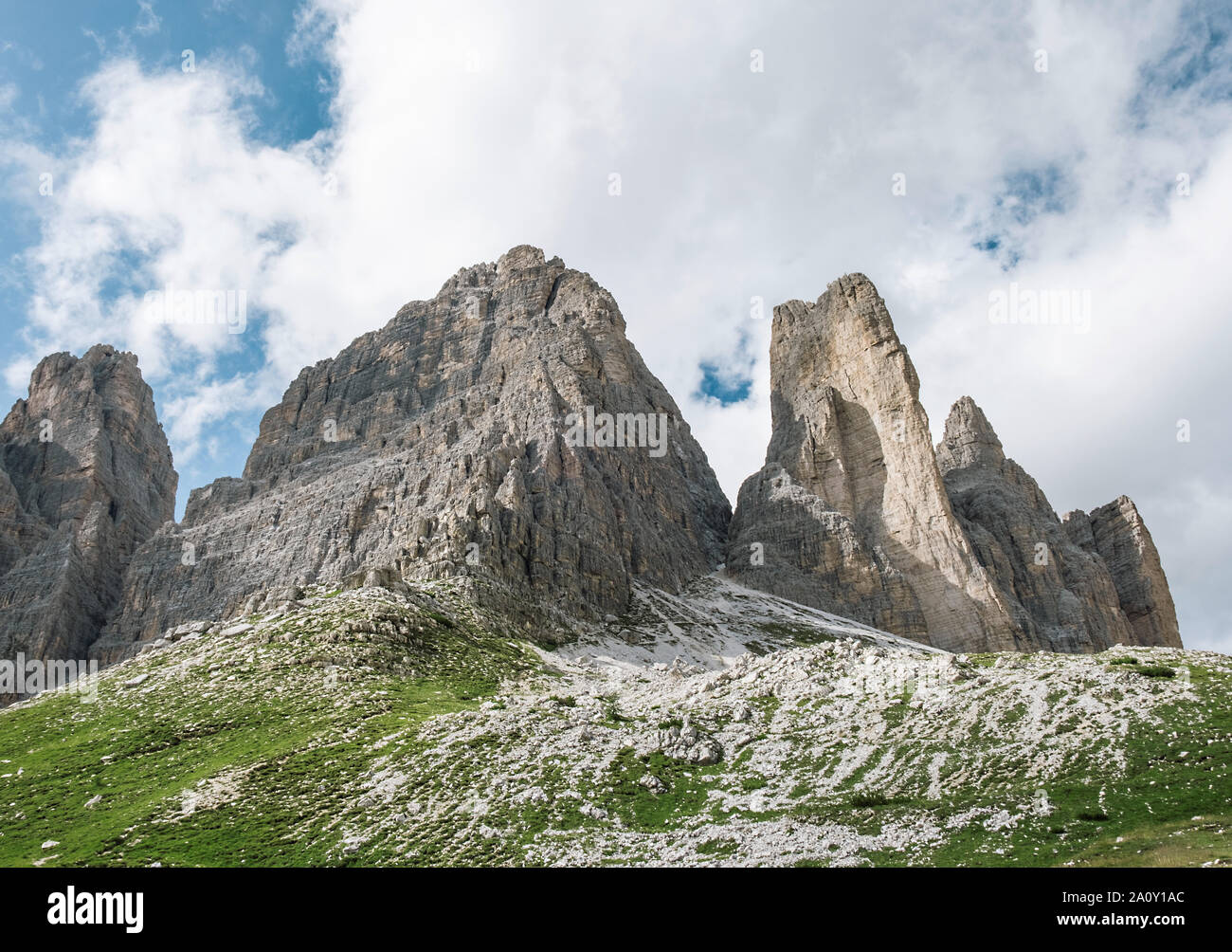 Paysage de montagne des Dolomites Banque D'Images