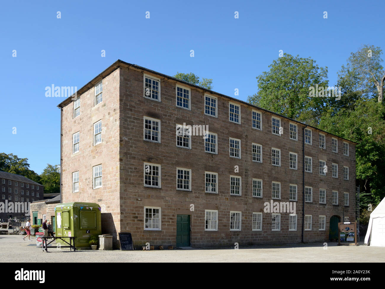 Arkwright Mill, Cromford, Derbyshire. Banque D'Images
