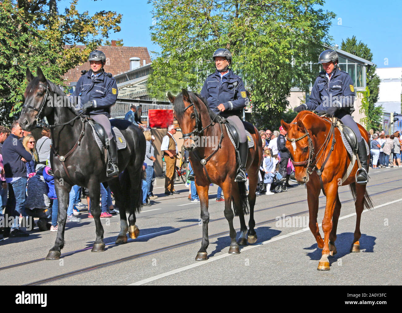 Stuttgart, Germany-September 30, 2018 : festival de la bière allemande, Canada Banque D'Images