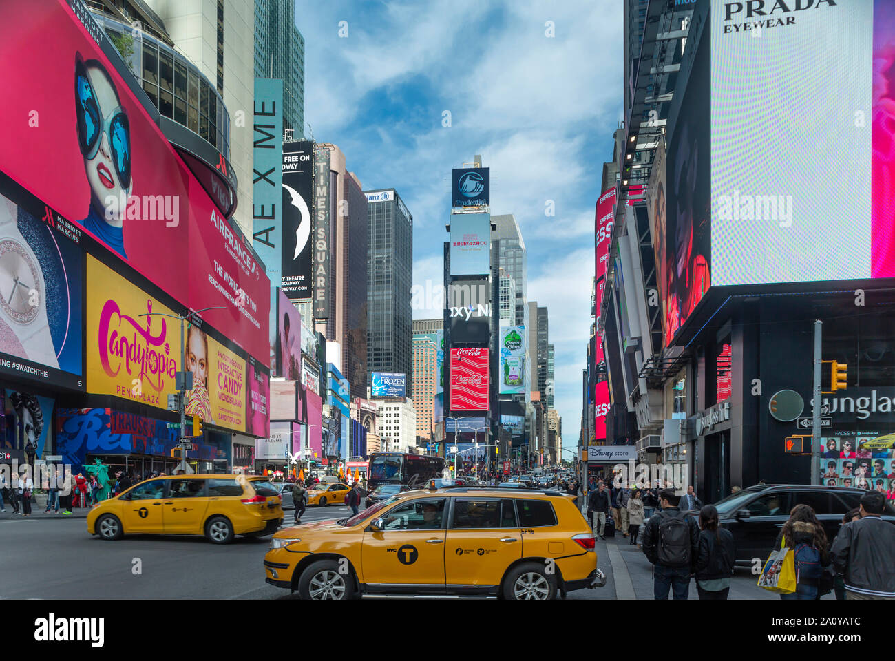 TIMES SQUARE MANHATTAN NEW YORK USA Banque D'Images