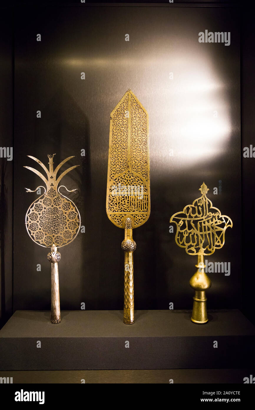 Détail du palais de Topkapi à Istanbul, Turquie. Banque D'Images