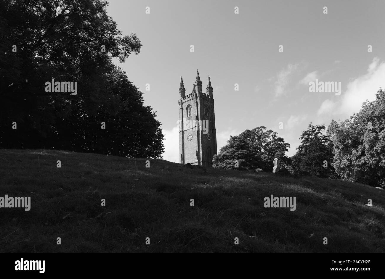 St Pancras church dans le Dartmoor Banque D'Images