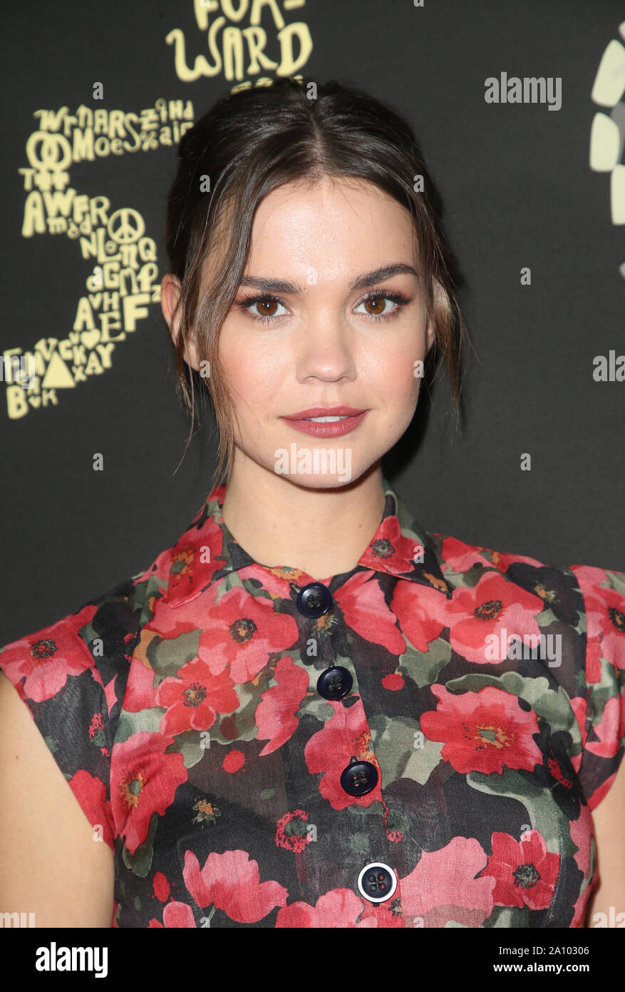 Septembre 21, 2019, Los Angeles, CA, USA : 21 septembre 2019 - Los Angeles, Californie - Maia Mitchell. Los Angeles Centre LGBT's gold Vanguard Anniversaire Célébration ''Un Cœur d'Or'' qui a eu lieu au Théâtre grec. Crédit photo : FSadou/AdMedia (crédit Image : © F Sadou/AdMedia via Zuma sur le fil) Banque D'Images