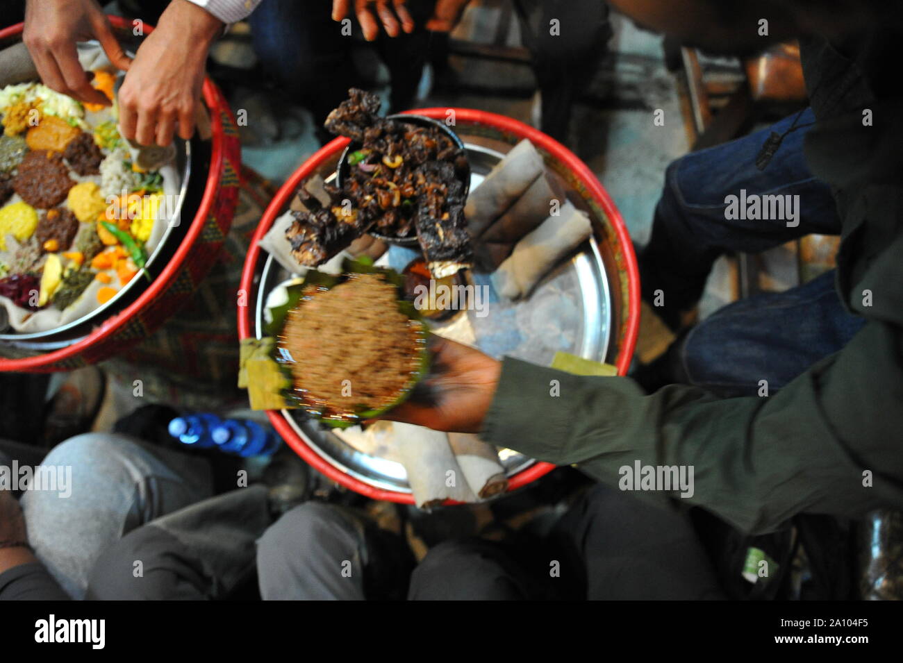 Authentic ethiopian dish Banque de photographies et d’images à haute ...