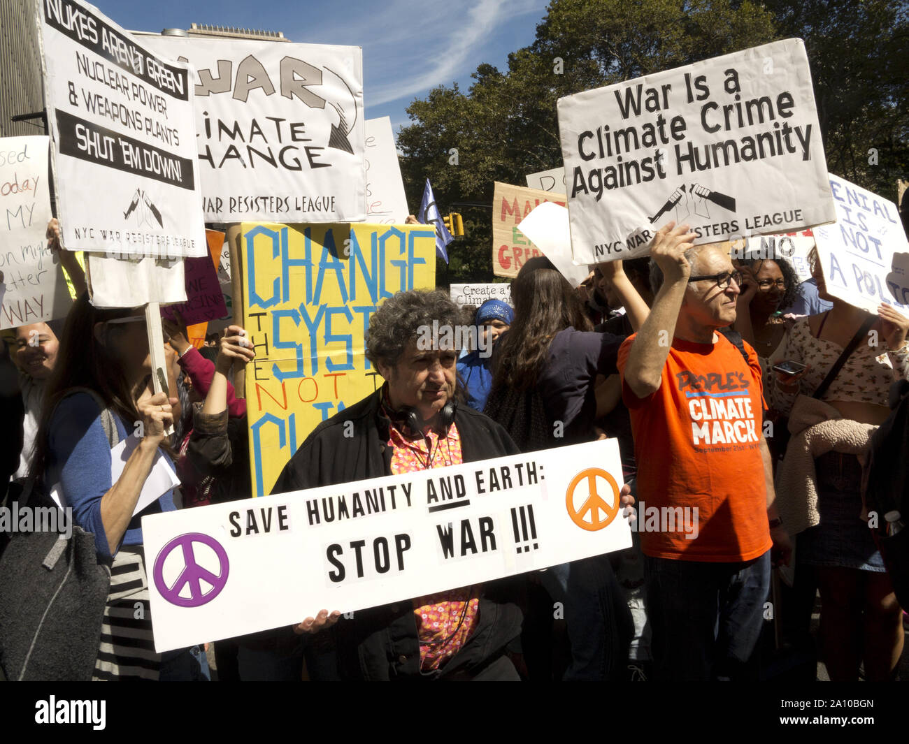 New York City, USA. 20 Septembre, 2019, le climat grève Banque D'Images