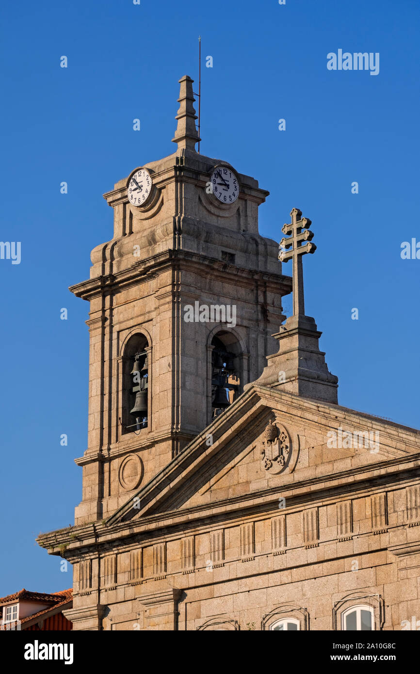 La Basilique St Pierre Basílica de São Pedro Guimarães Portugal Banque D'Images