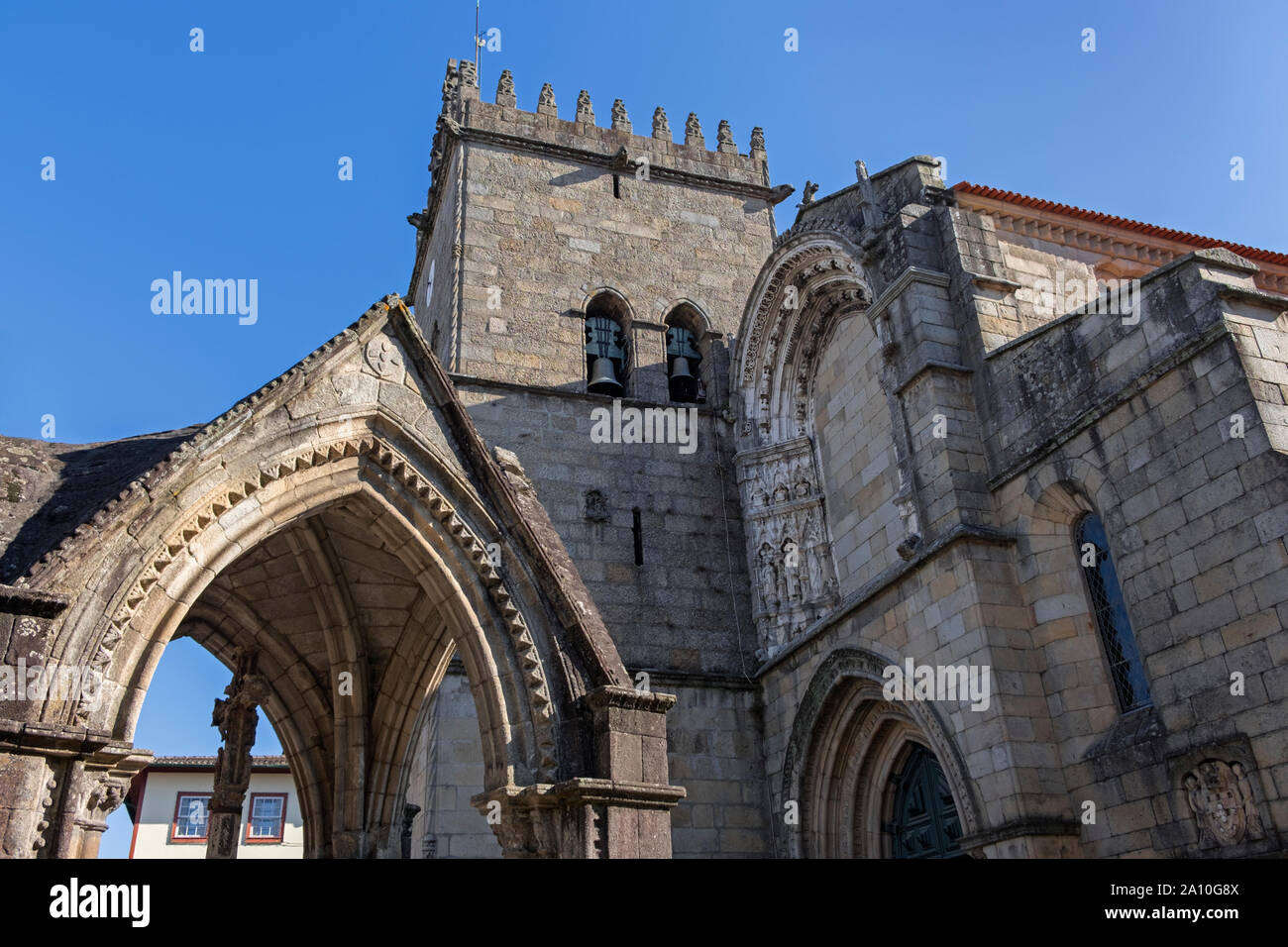 Padrão do Salado de culte et église de Nossa Senhora da Oliveira Guimarães Portugal Banque D'Images