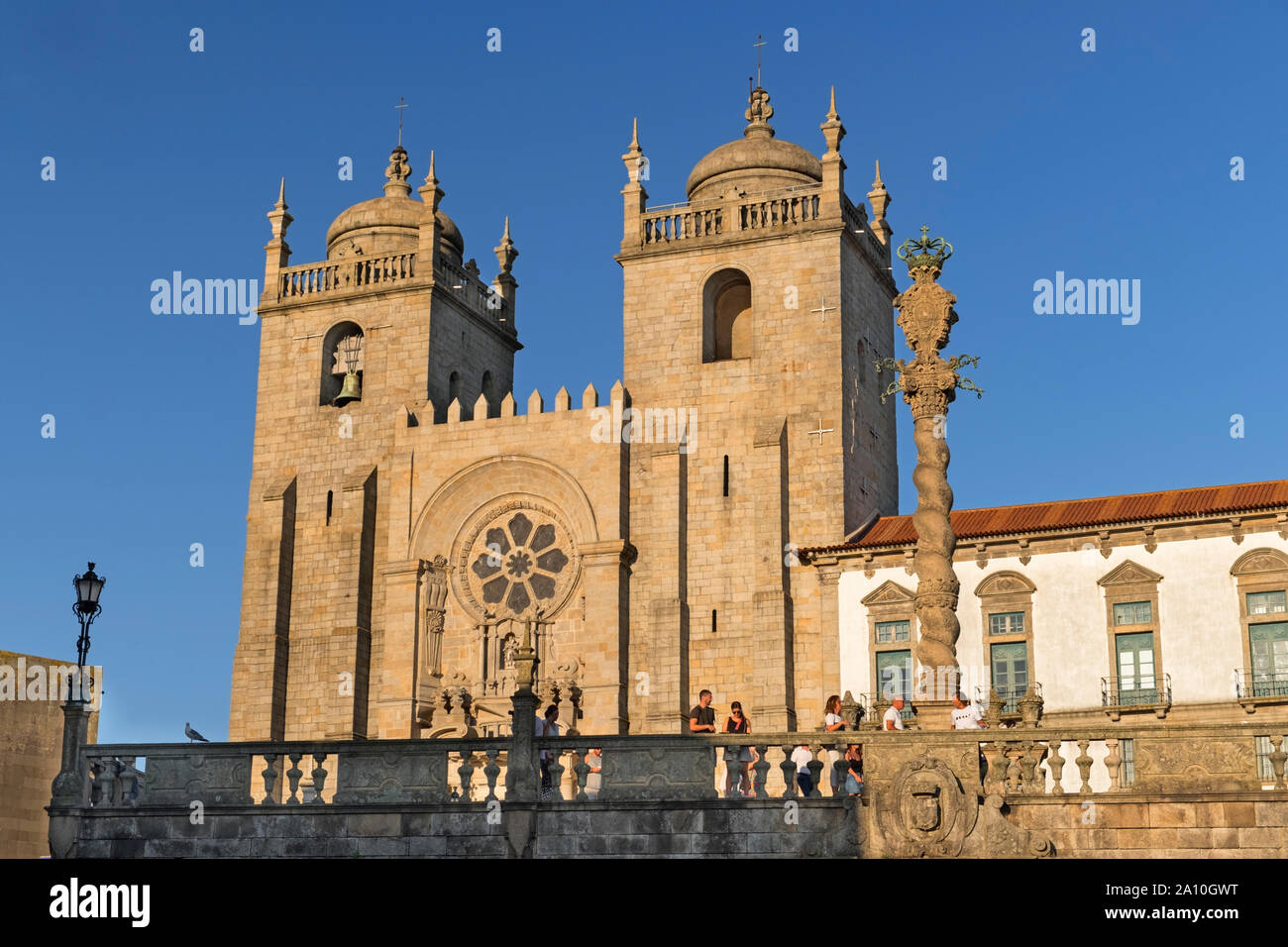 Cathédrale Sé Porto Portugal Banque D'Images