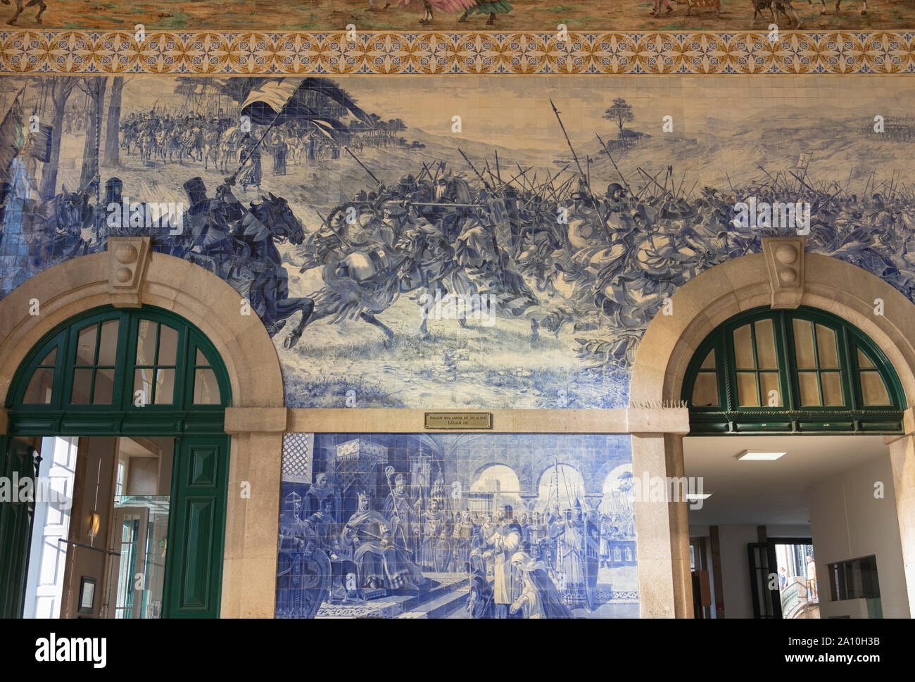 La gare de São Bento Porto Portugal Banque D'Images