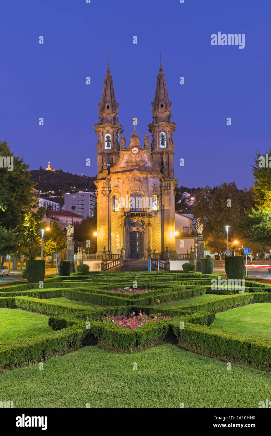 Igreja de Nossa Senhora da Consolação Guimarães Portugal Banque D'Images