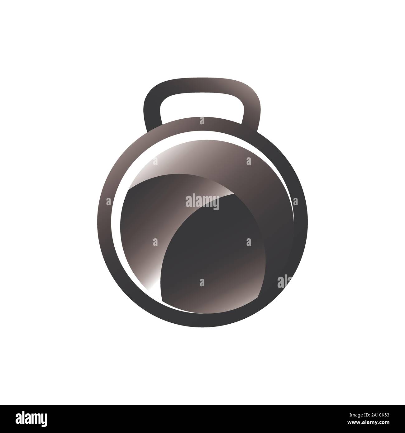 Remise en forme Fitness kettlebell logo design template vector illustrations Illustration de Vecteur