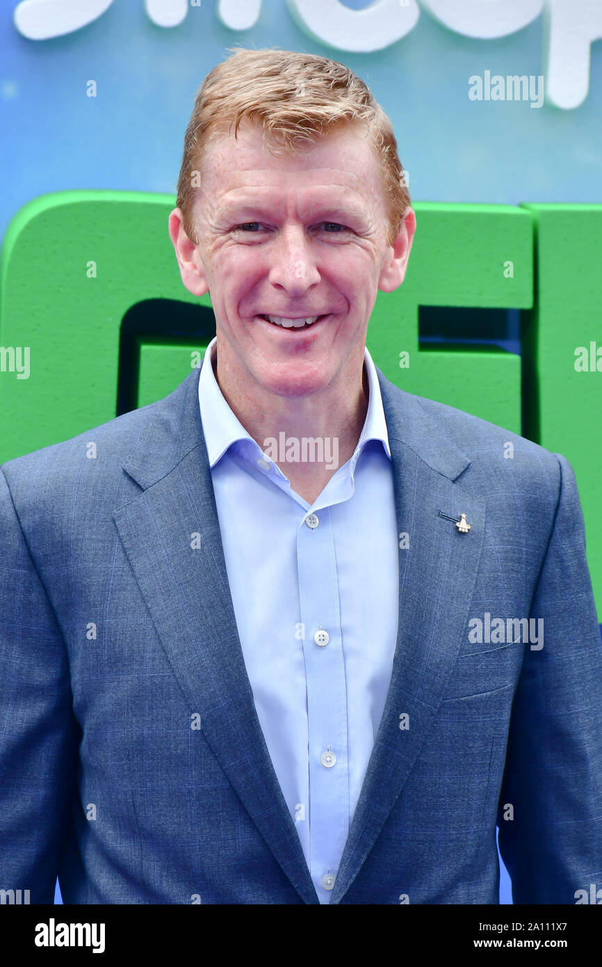 Tim Peake assister au film Shaun le mouton : Livre Farmageddon, à Odéon LUXE le 22 septembre 2019, Londres, Royaume-Uni. Credit Photo : Alamy/Capital Live News Banque D'Images