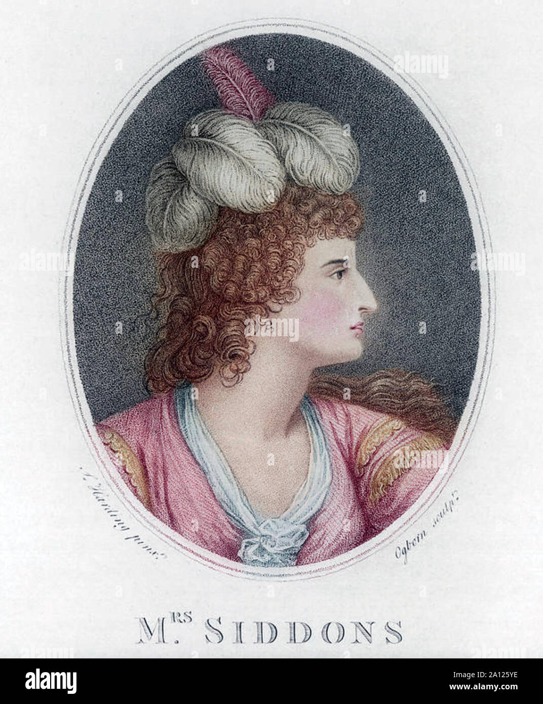 SARAH SIDDONS (1755-1831) Comédienne gallois Banque D'Images