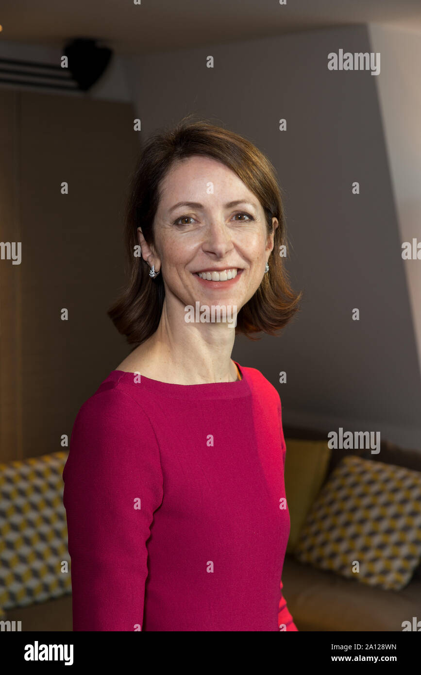 Dame Helena Morrissey, un militant et financier britannique, est pressenti pour être le prochain gouverneur de la Banque d'Angleterre. Banque D'Images