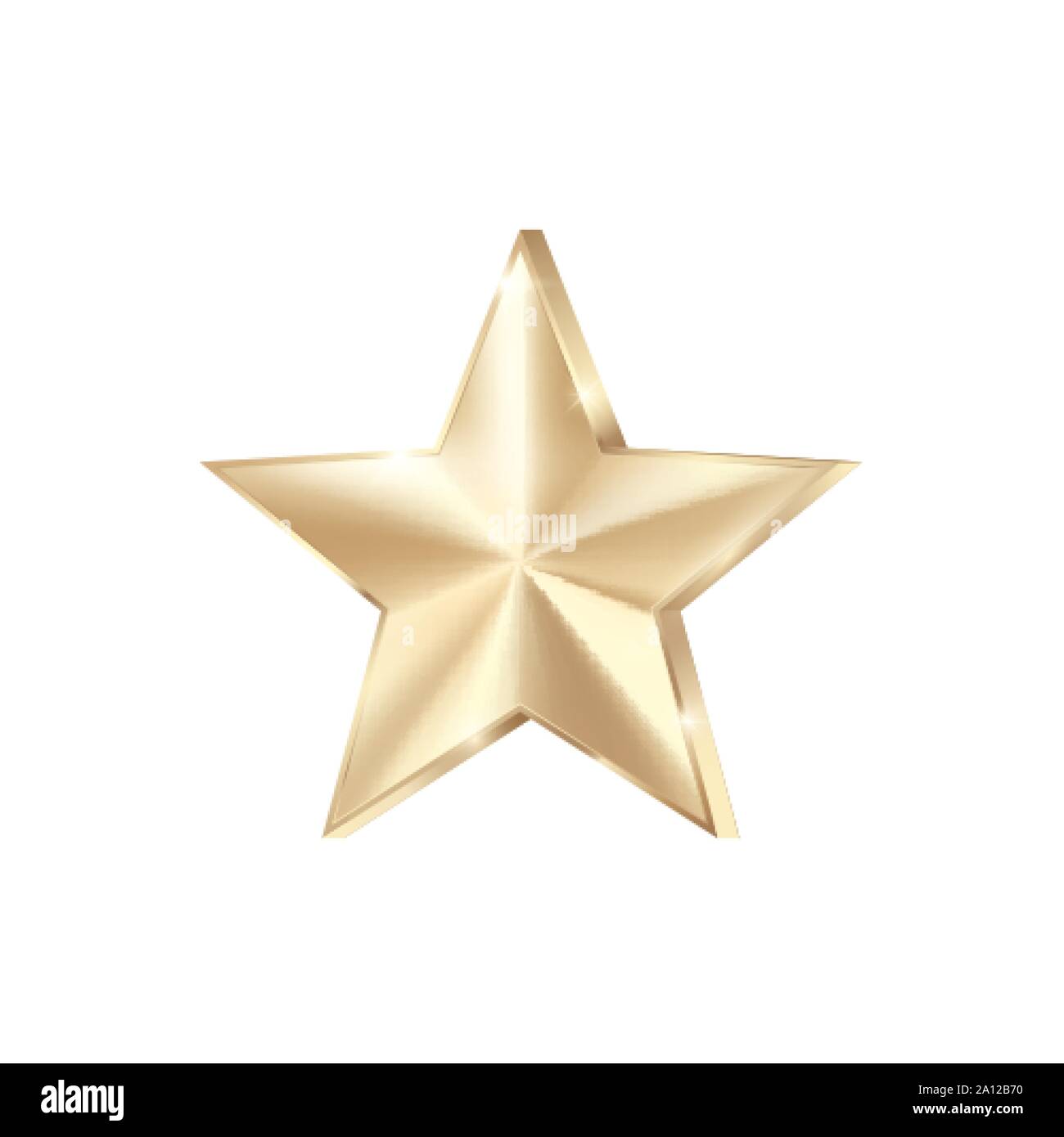Scatter Golden Star paillettes. Star or brillant avec sparkles. Vector illustration isolé sur fond blanc Illustration de Vecteur