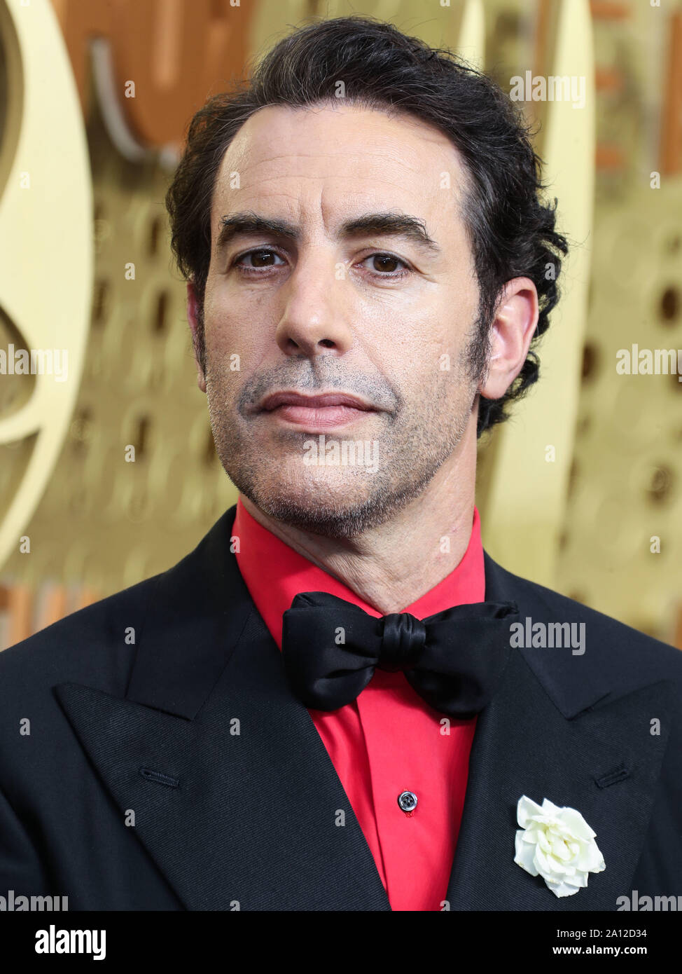 Los Angeles, United States. 22 Sep, 2019. LOS ANGELES, CALIFORNIE, USA - 22 SEPTEMBRE : Sacha Baron Cohen arrive au 71ième congrès annuel Primetime Emmy Awards tenue au Théâtre Microsoft L.A. Vivre le 22 septembre 2019 à Los Angeles, Californie, États-Unis. (Photo par Xavier Collin/Image Crédit : Agence de Presse) L'agence de presse Image/Alamy Live News Banque D'Images
