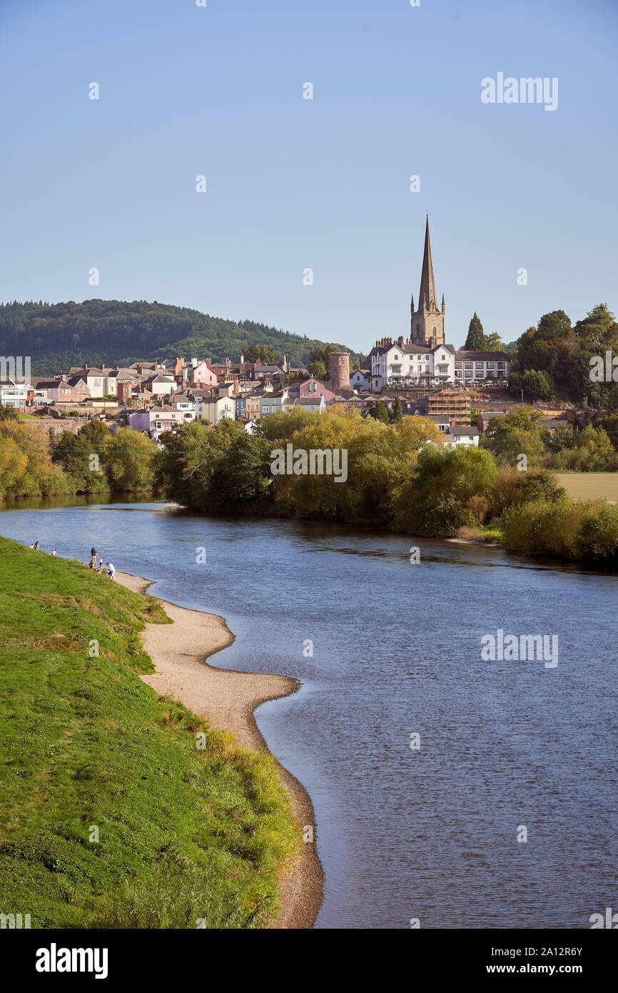 Ross-on-Wye dans le Herefordshire, UK Banque D'Images
