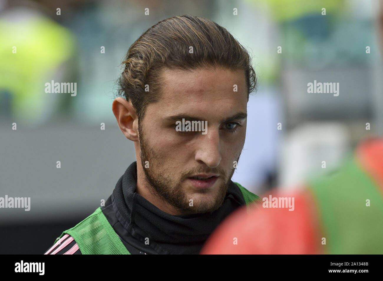 Adrien Rabiot (Juventus), vu la série avant un match de football entre la Juventus FC vs FC Hellas Vérone de Allianz Stadium à Turin.(score final ; 2:1 de la Juventus FC Hellas Verona FC) Banque D'Images