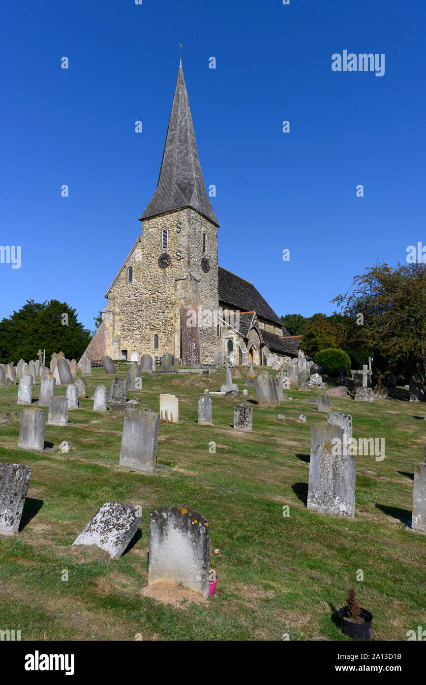 St Peter ad Vincula église paroissiale de Wisborough Green, West Sussex, England, UK Banque D'Images