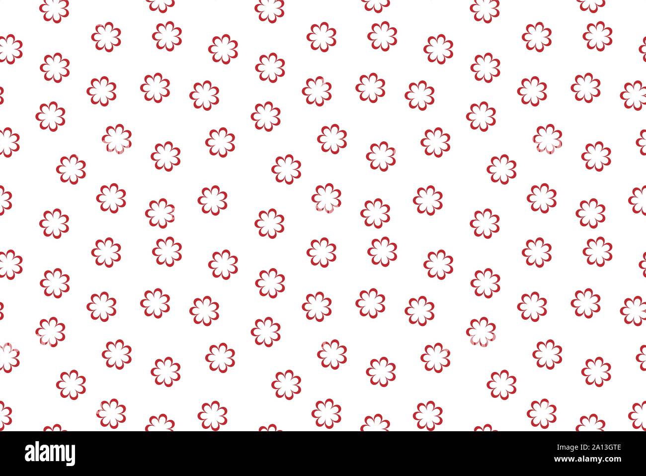 Fleur simple, sans motif d'impression textile. Vector illustration Illustration de Vecteur