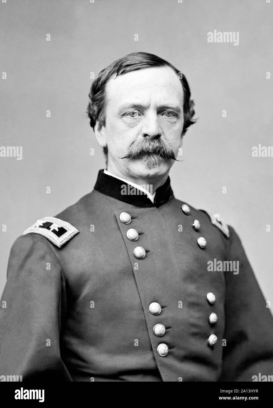 Portrait du major-général de l'Union européenne Daniel Sickles. Banque D'Images