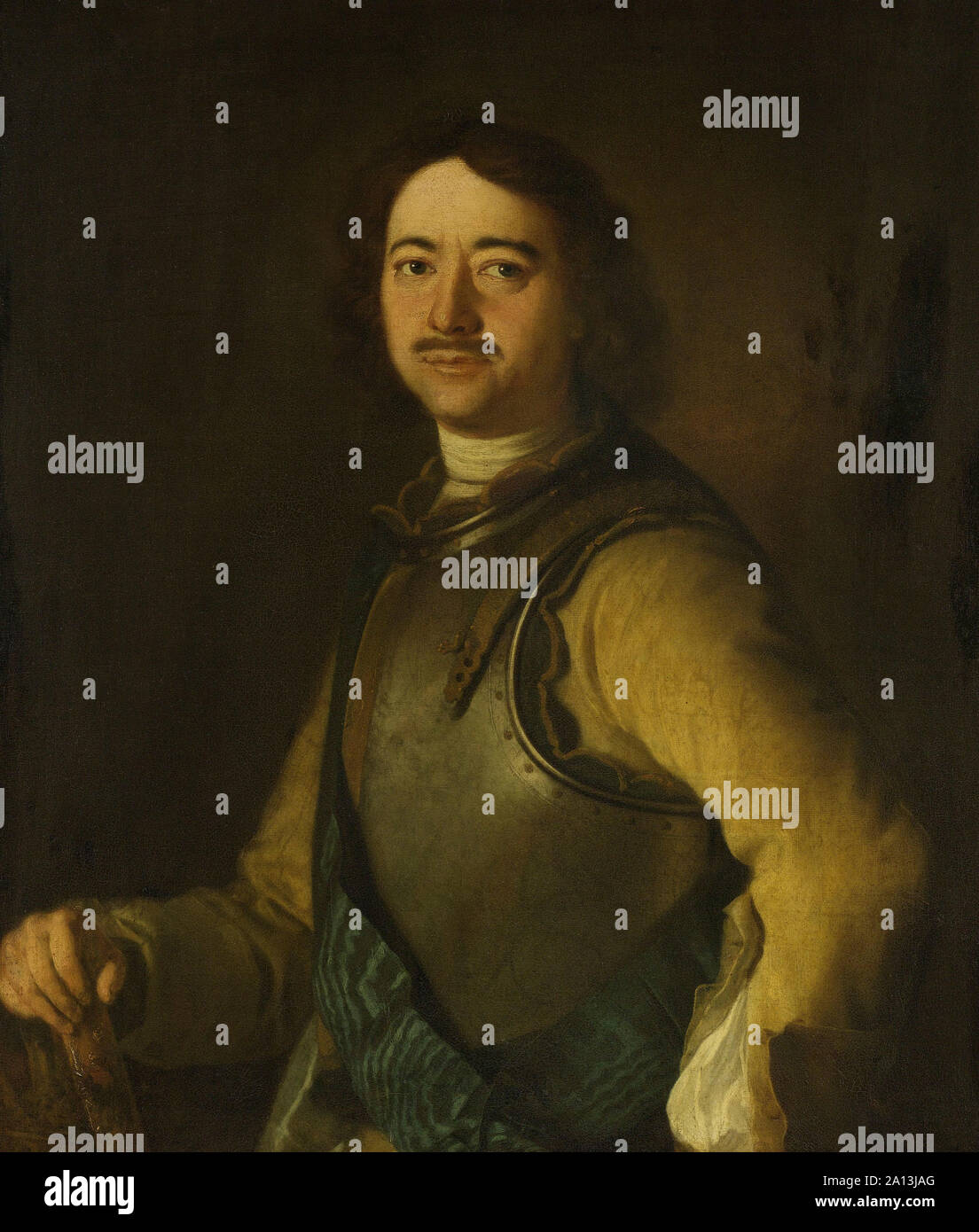 La peinture d'histoire russe du Tsar Pierre le Grand. Banque D'Images