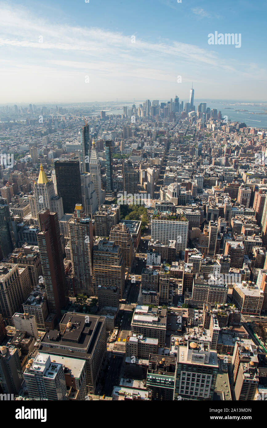 Vue panoramique sur le centre-ville de Manhattan 04 Banque D'Images