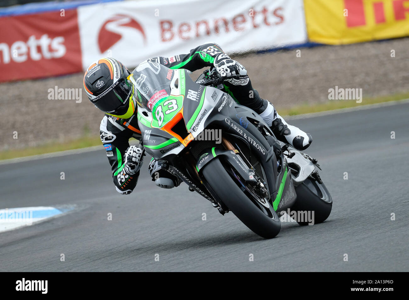 Toutes les images prises lors de la Ronde 5 du Championnat British Superbike 2019 au Circuit Knockhill de Fife, toutes les images ©MCC-Images Banque D'Images