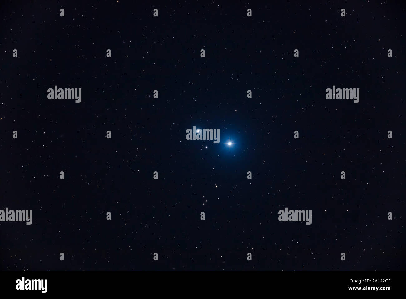 L'étoile double Mizar et Alcor dans la Grande Ourse Photo Stock Alamy — free download