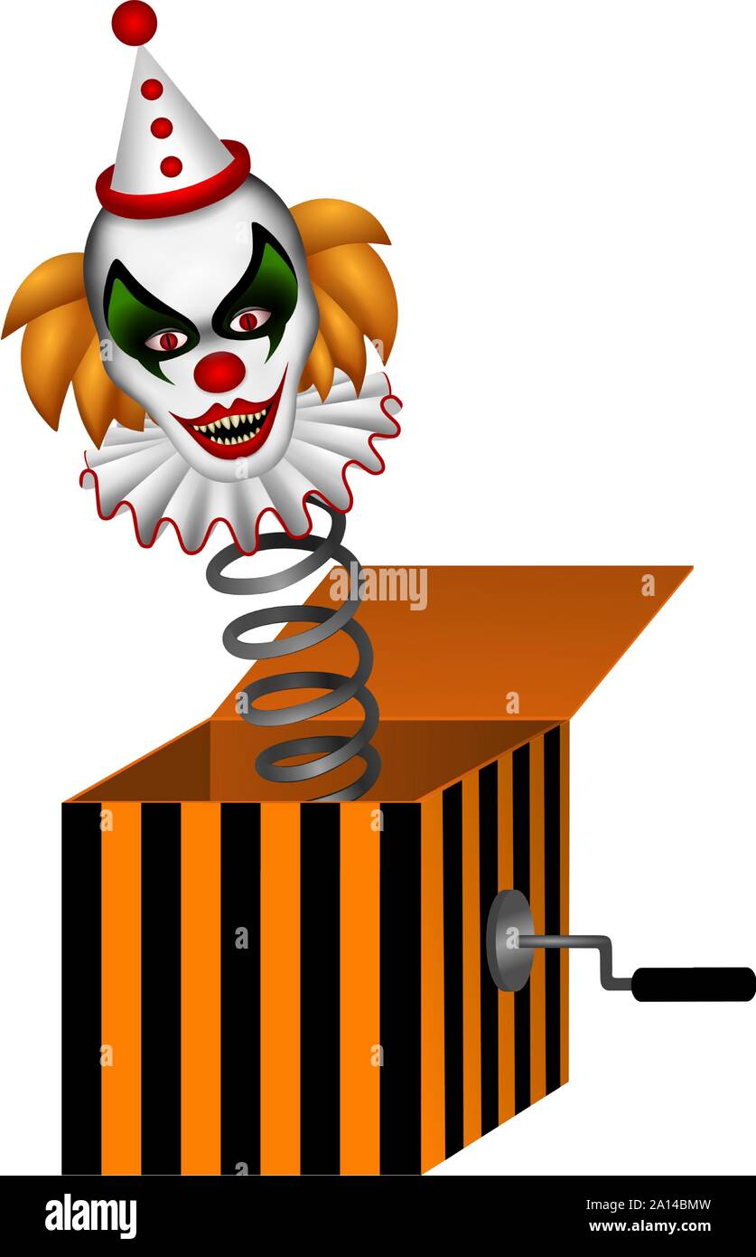 Jouet de clown Banque d'images vectorielles - Alamy