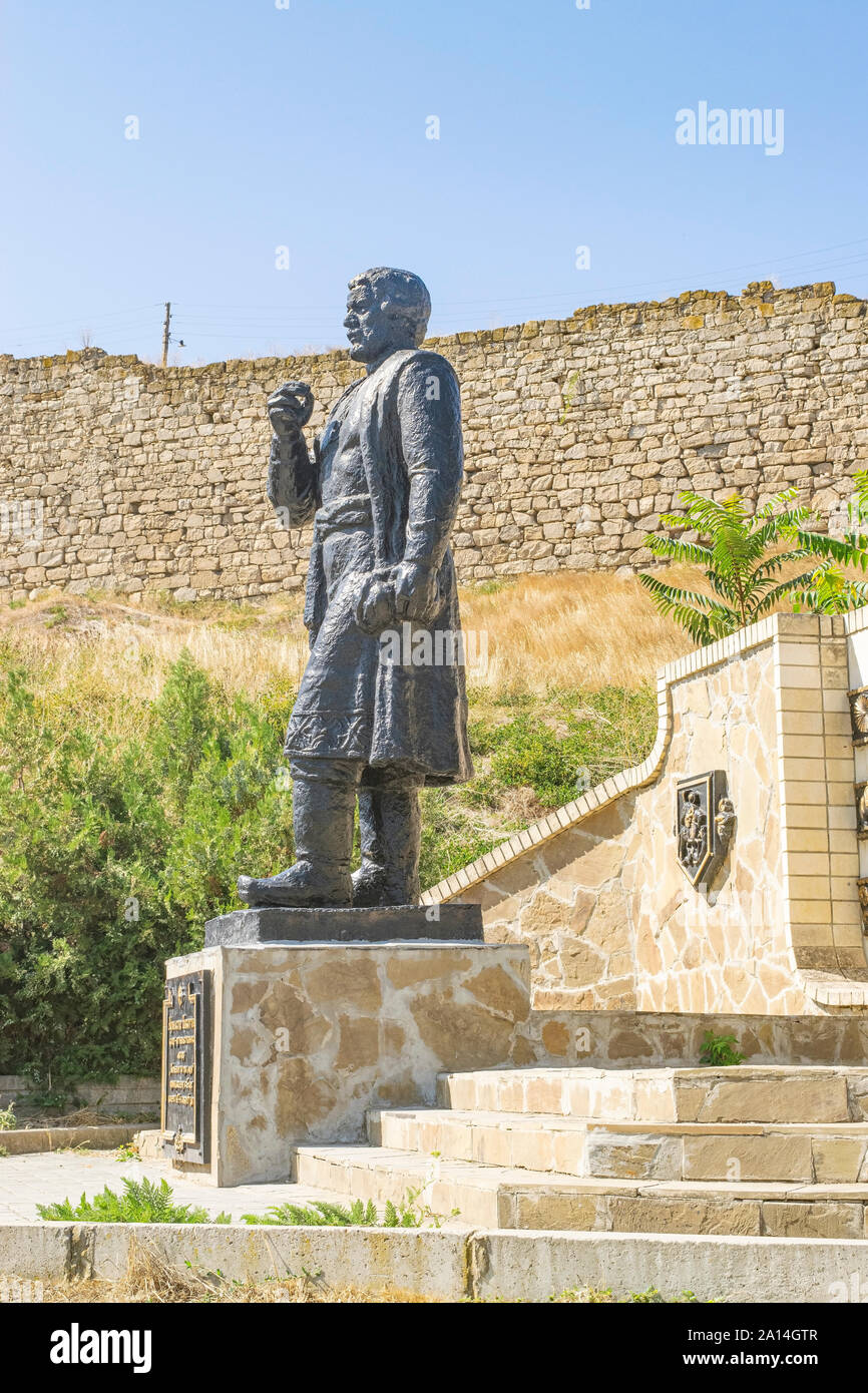 Feodosia, Crimée, Russie - 11 septembre 2019 Monument à Athanasius Nikitin Banque D'Images