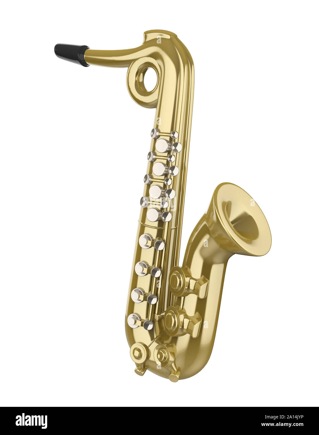 Instrument de musique Saxophone Isolated Banque D'Images