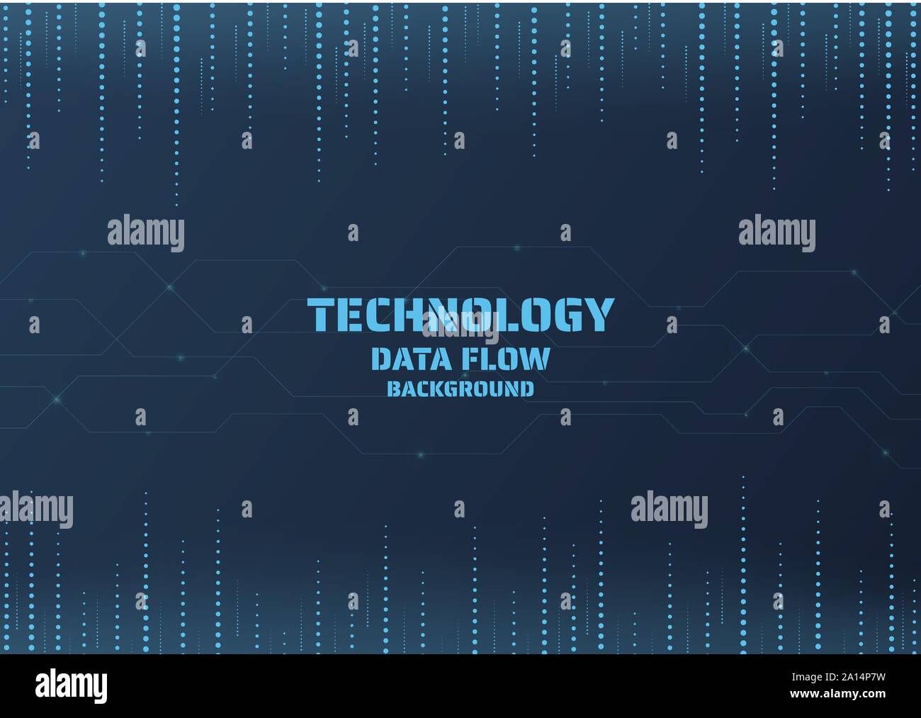 Flux de données d'arrière-plan de la technologie de conception numérique de style moderne de l'espace pour votre texte. vector illustration Illustration de Vecteur