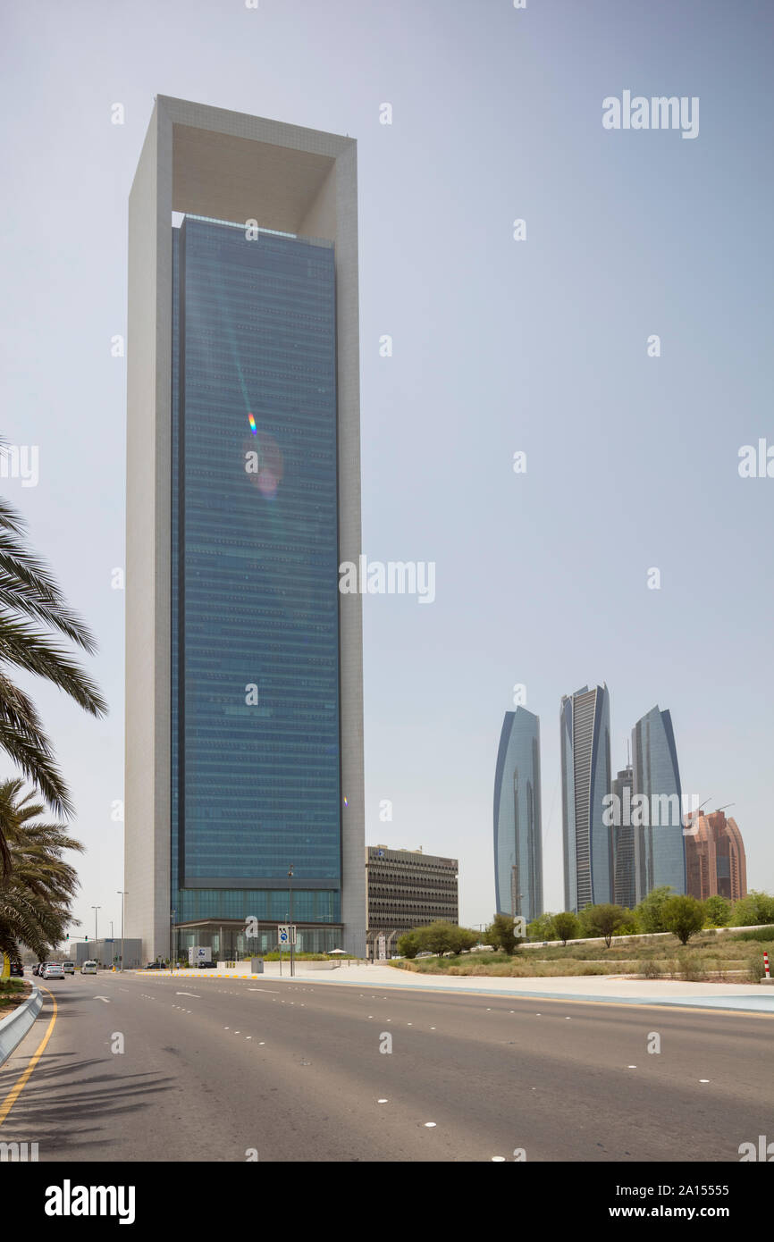 Abu Dhabi National Oil Company (ADNOC), Abu Dhabi, Émirats Arabes Unis Banque D'Images