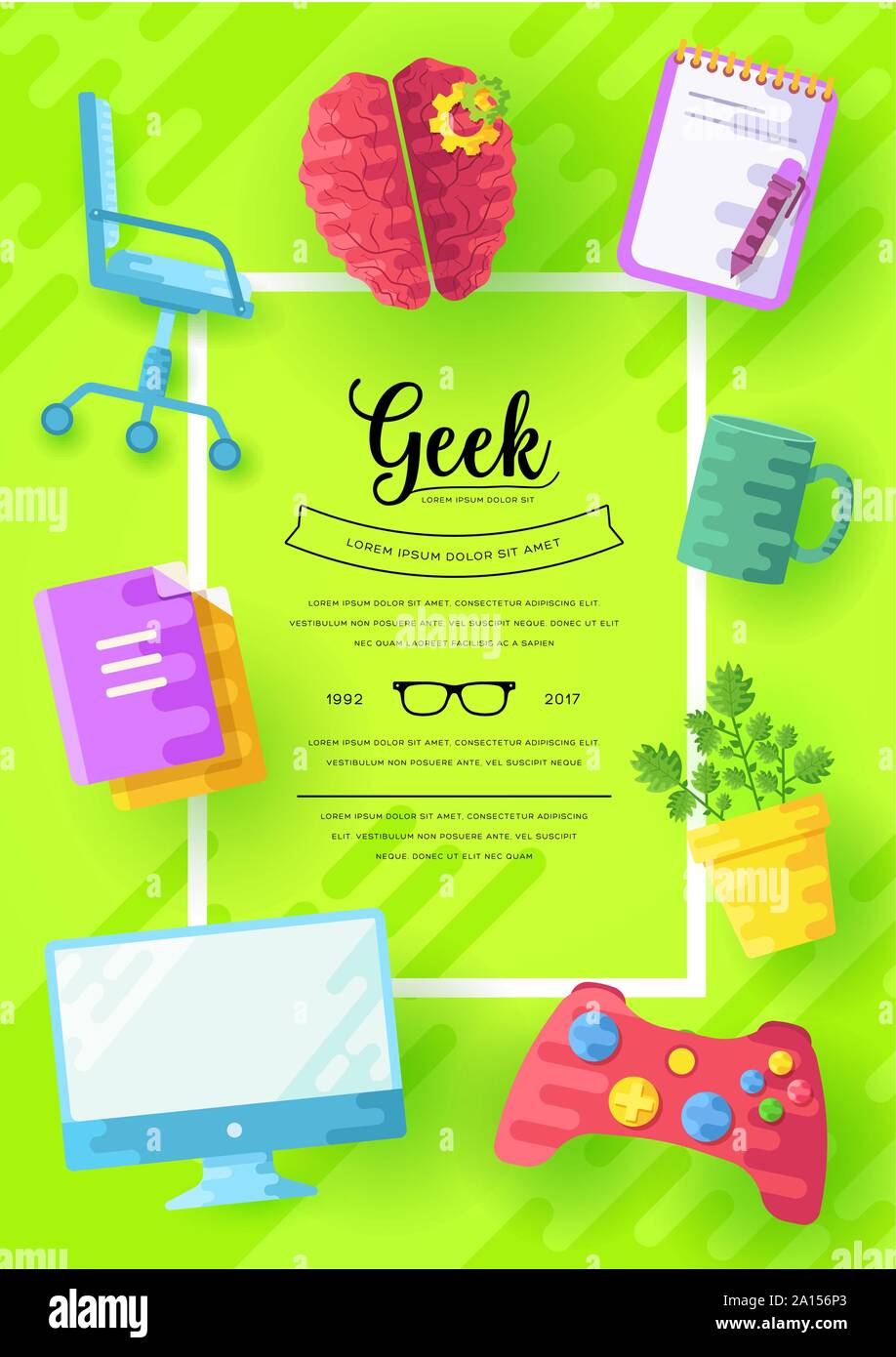 Il geeks cartes brochure vector set. office professional modèle développeur de flyear, magazines, affiches, bannières, couverture de livre. Travail de mise en page moderne technologie télévision illustrations Illustration de Vecteur