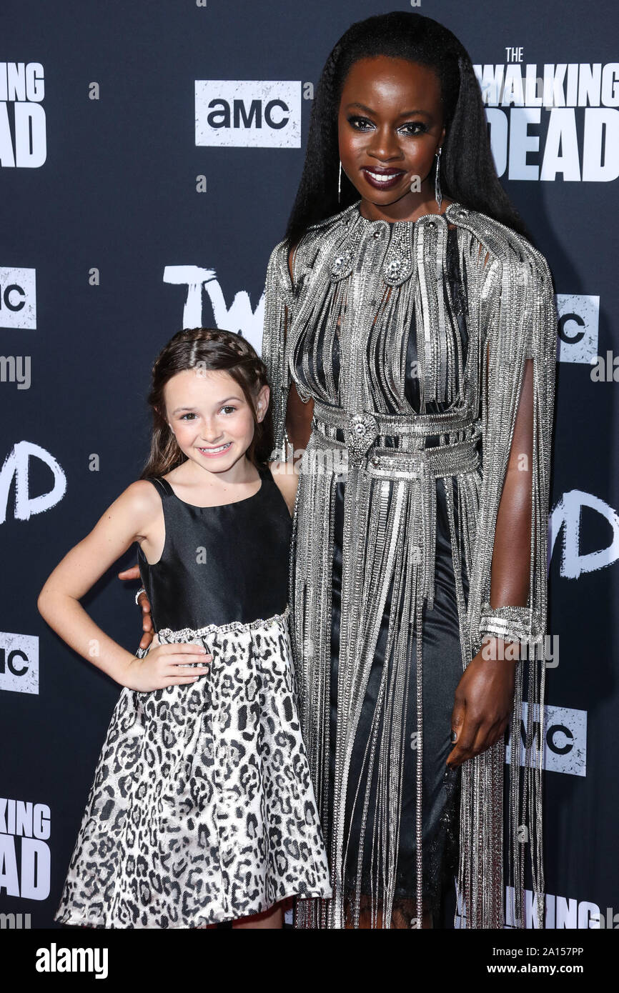 Hollywood, États-Unis. Sep 23, 2019. HOLLYWOOD, LOS ANGELES, CALIFORNIE, USA - 23 SEPTEMBRE : Cailey Danai Gurira Fleming et arriver à la Los Angeles Projection spéciale d'AMC's 'The Walking Dead' saison 10 tenue à l'IMAX Théâtre chinois de Grauman, le 23 septembre 2019 à Hollywood, Los Angeles, Californie, États-Unis. (Photo par Xavier Collin/Image Crédit : Agence de Presse) L'agence de presse Image/Alamy Live News Banque D'Images