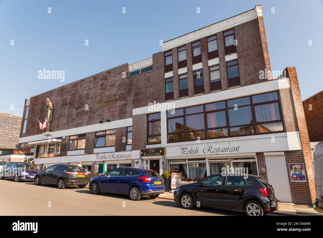 Le Karczma restaurant polonais en Bordesley Street, Digbeth, Birmingham, Royaume-Uni Banque D'Images