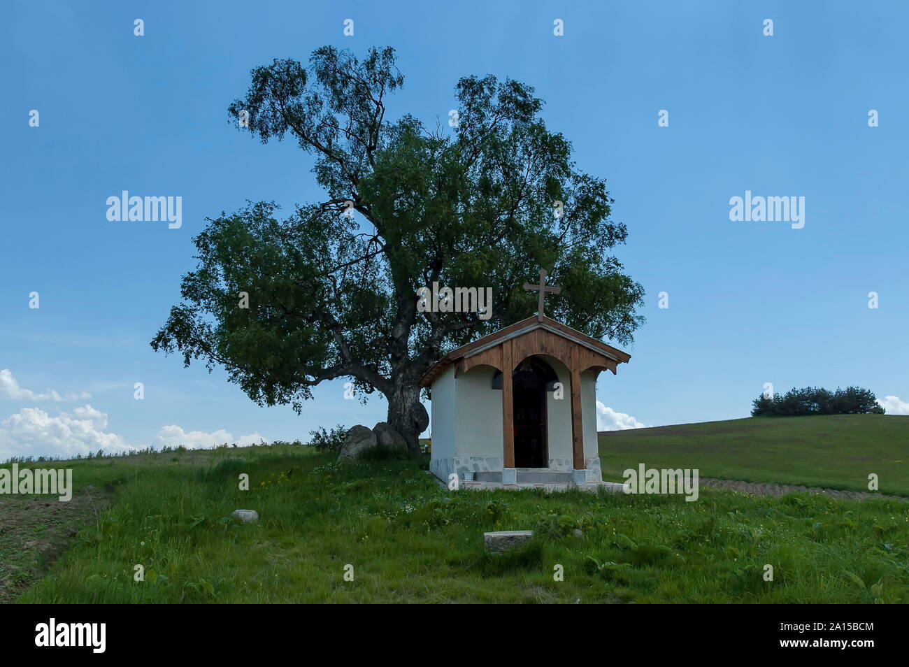 Le christianisme chapelle saint Kiprian à Plana Mountain Bulgarie Banque D'Images