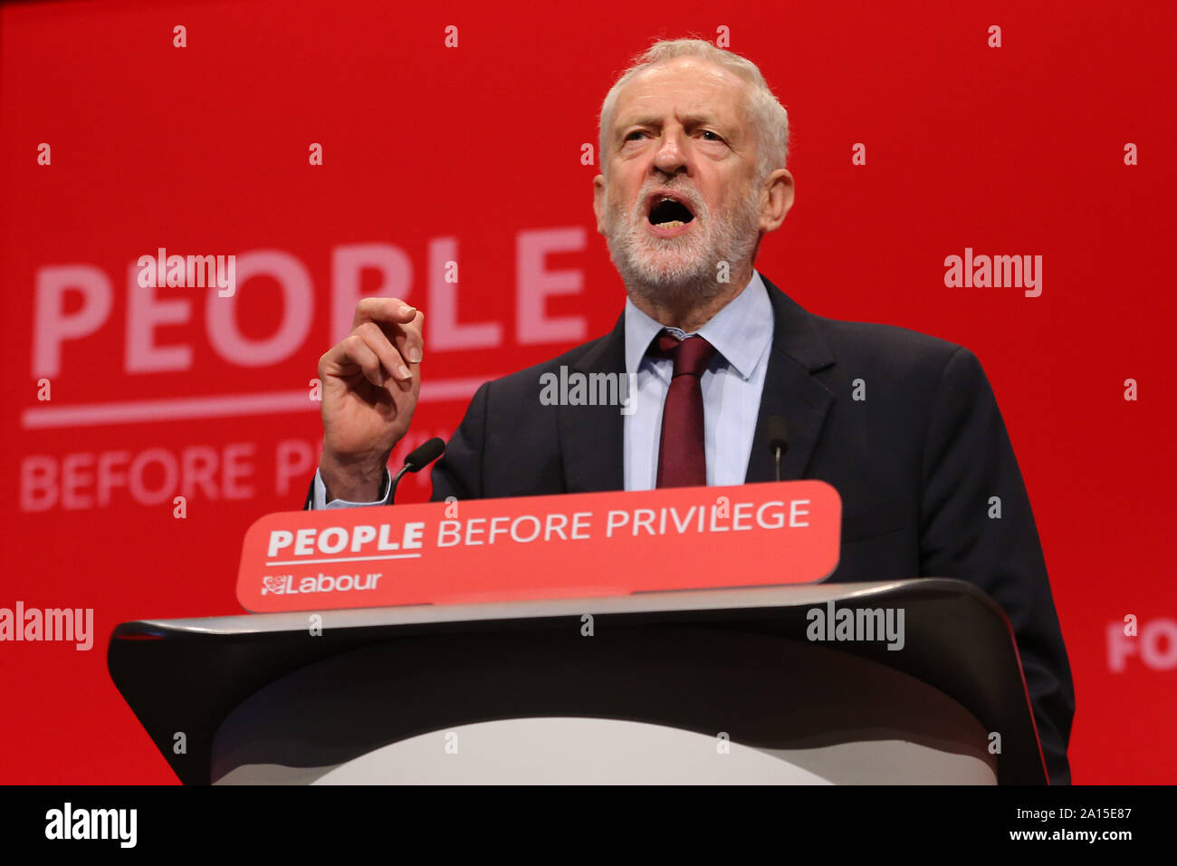 JEREMY CORBYN, 2019 Banque D'Images