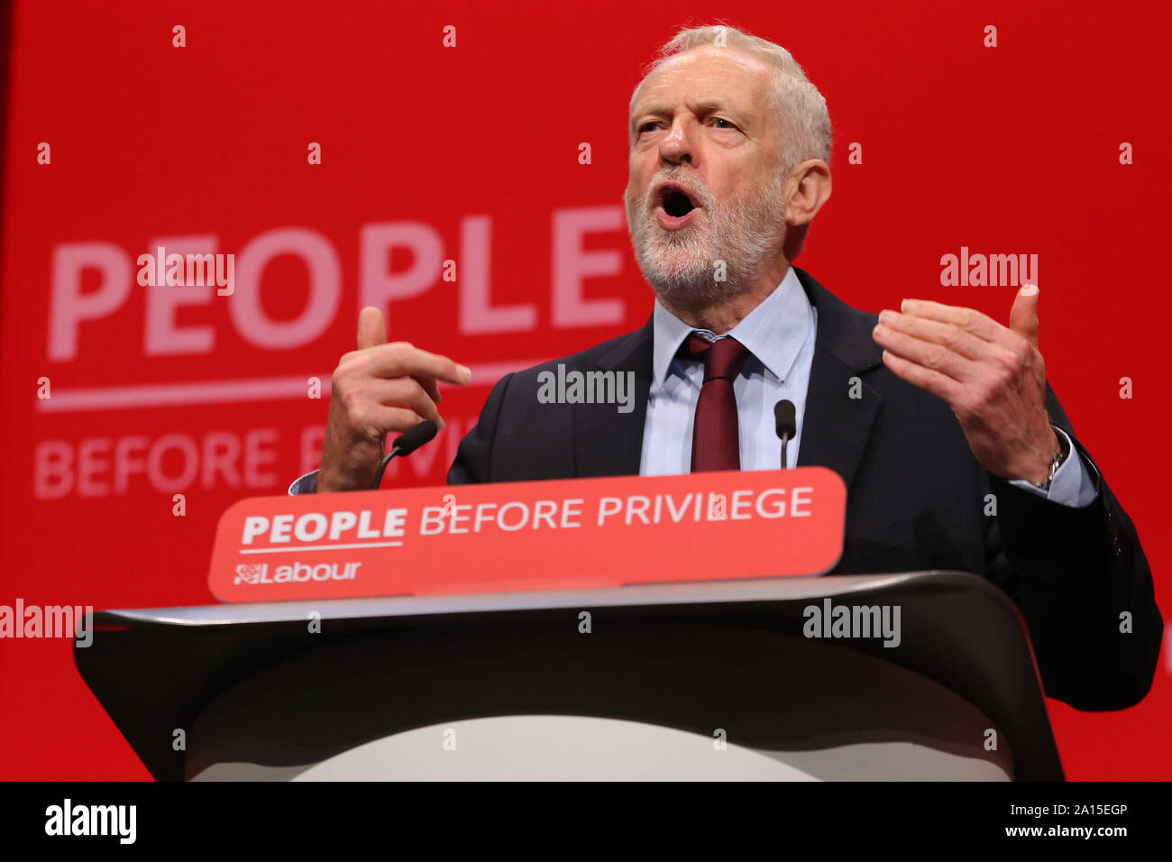 JEREMY CORBYN, 2019 Banque D'Images