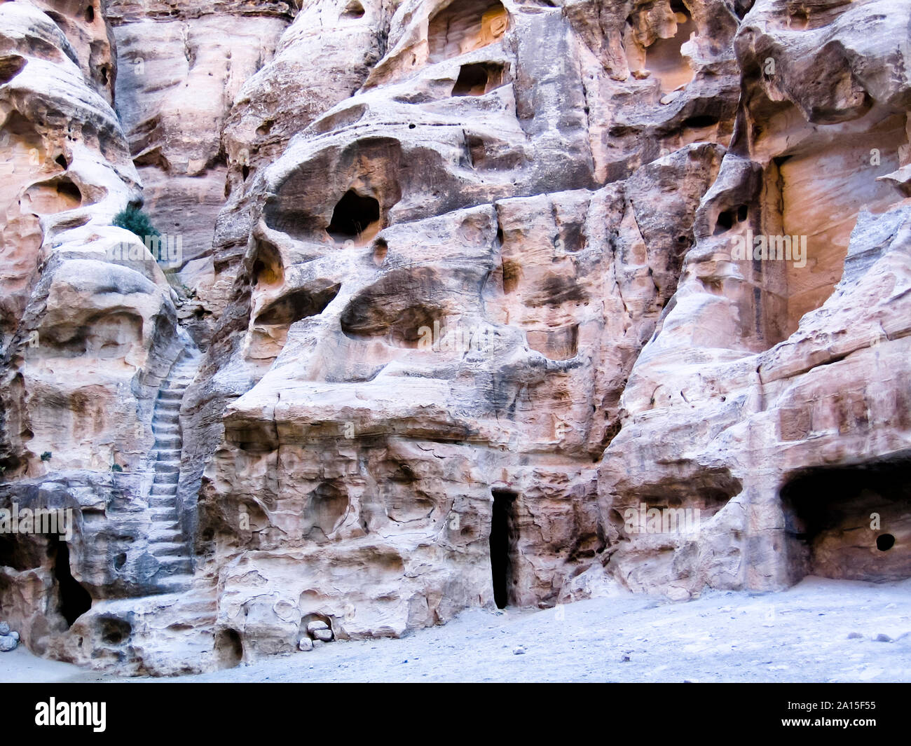 Moyen Orient, la Jordanie Petra Wadi Rum Banque D'Images
