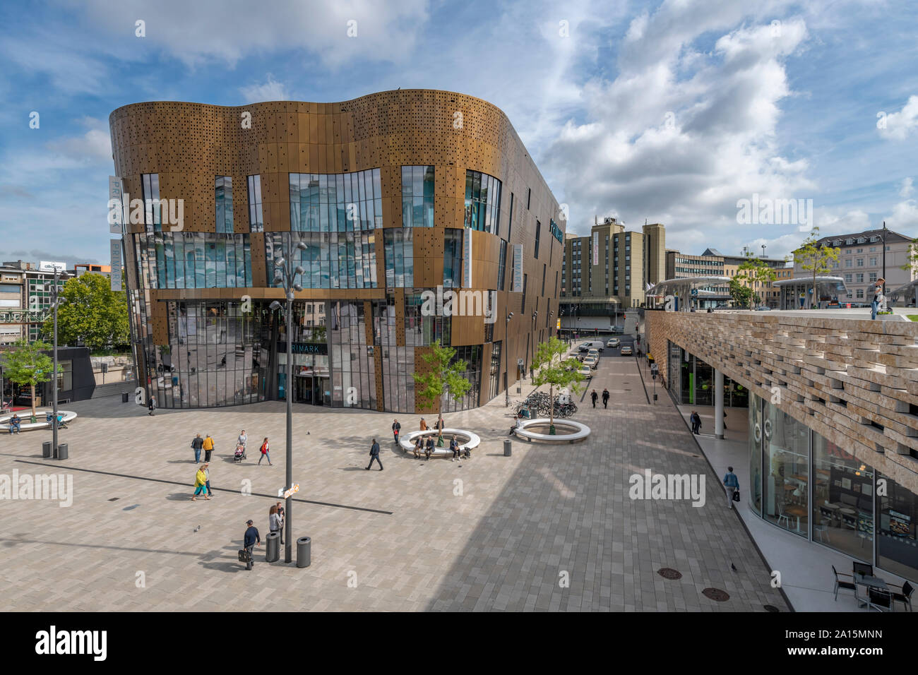 Primark's flagship sur City Plaza à Wuppertal, Allemagne. Conçu par les architectes Chapman Taylor. Banque D'Images