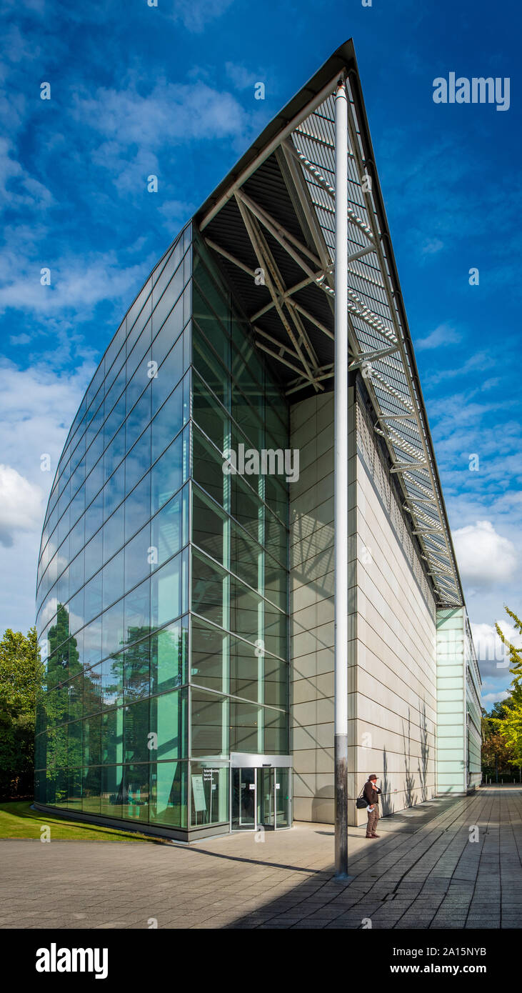 Faculté de droit de l'Université de Cambridge, David Williams s'appuyant sur le campus Sidgwick a été ouvert en 1996, l'architecte Norman Foster. Banque D'Images