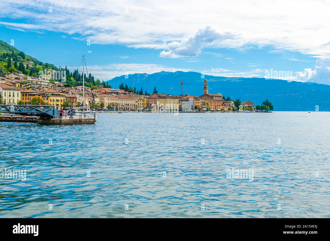 L Italie Lombardie Salo Le Lac De Garde Photo Stock Alamy